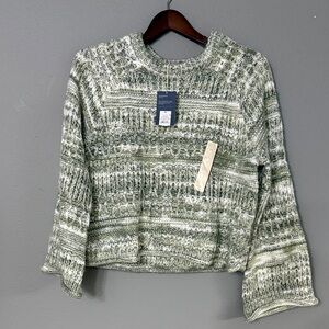 NWT Universal Threads Green Patterned Women's Sweater Size XL